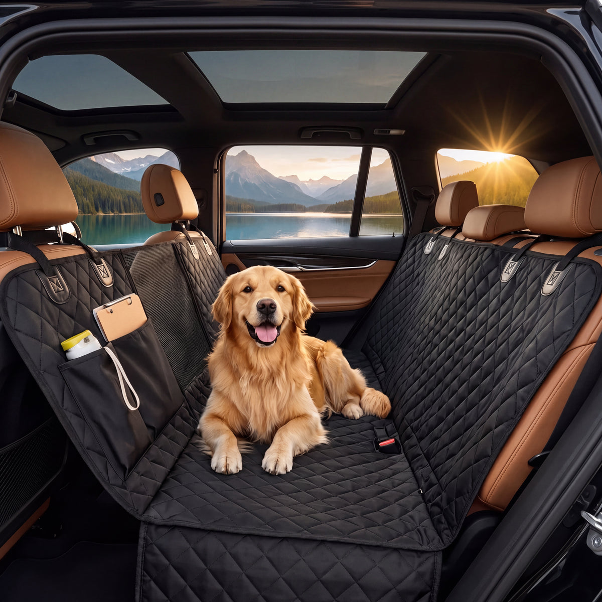 Full-Coverage Dog Back Seat Extender